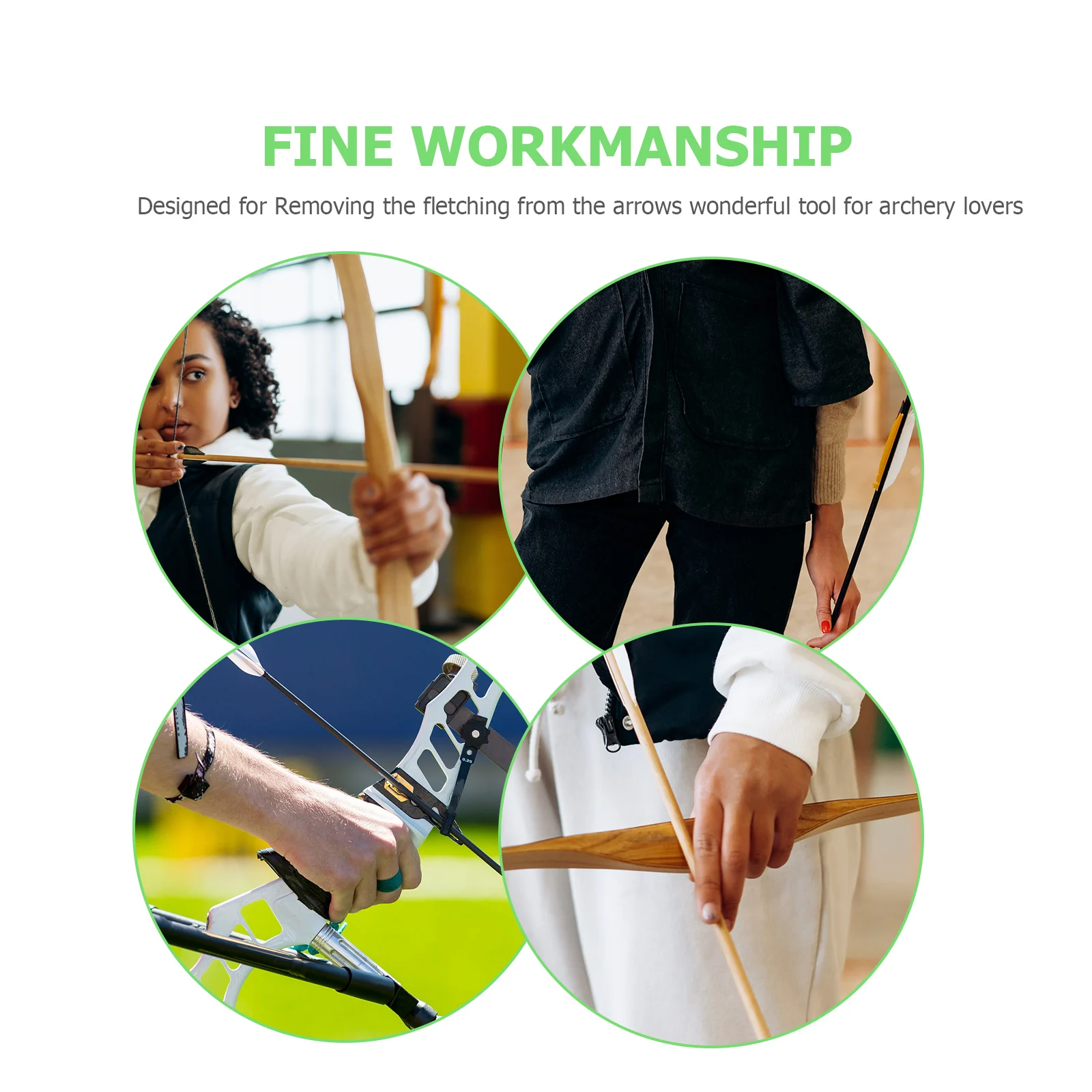 

Инструмент для удаления оперения стрел с пластиковой ручкой, прочный, небьющийся, для стрельбы из лука, скребок для удаления остатков клея