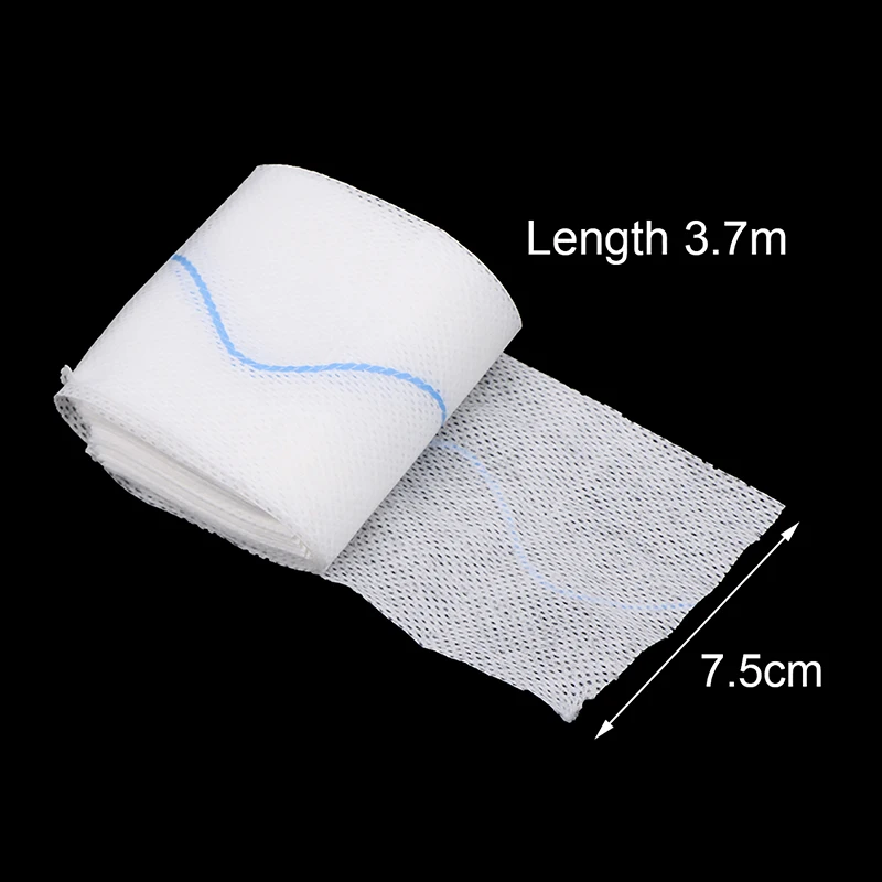 1PC Medical Wound Dressing Hemostatic Kaolin Gauze Combat Emergency Trauma Z-Fold Soluble For Ifak Tactical First Aid Kit