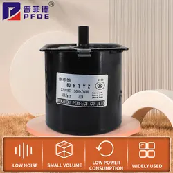 80KTYZ 60W 220V AC Permanent Magnet Synchronous Motor CW/CCW Low Speed Gear Motor 2.5/5/10/15/20/30/50/60/80/110rpm