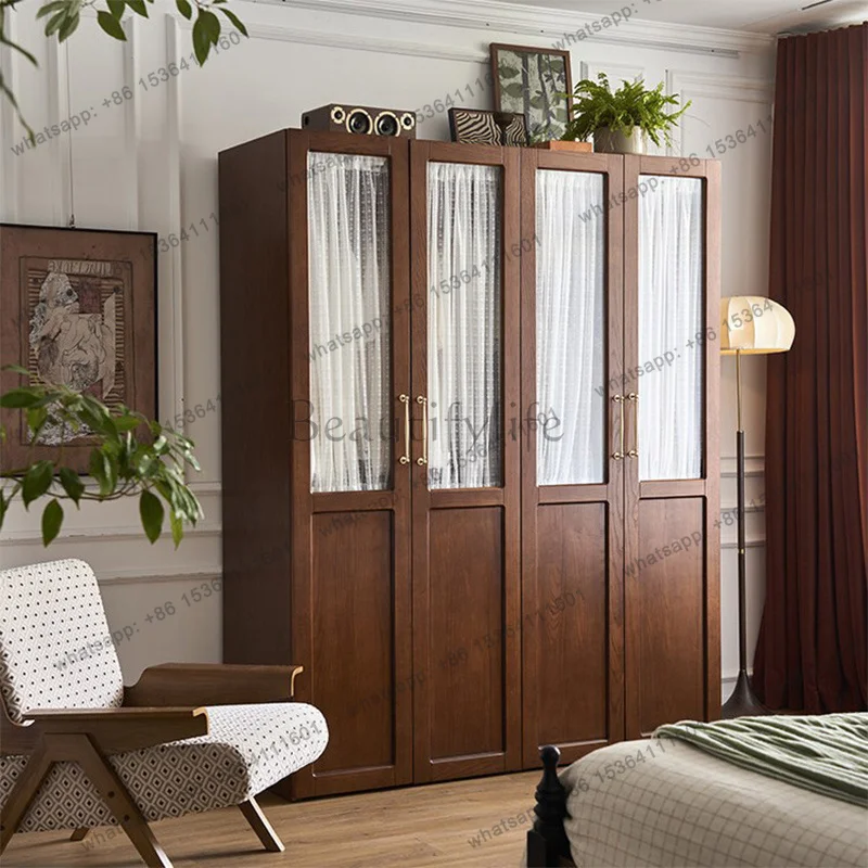 Very Cute Cheap Wardrobes Closet Nordic Modular Lounges Adult Wardrobes Closet Wooden Low Price Armario De Ropa Furniture Home