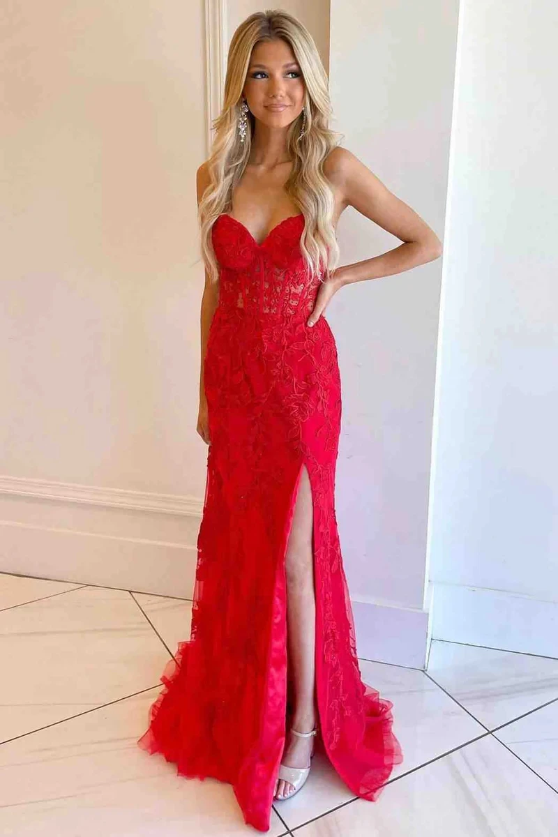 Sexy Backless Slit Suspender Formal Evening Dress Lace Up Solid High Waist Graduation Dress Elegant Party Dresses for Women