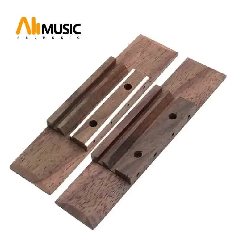 Ukulele Rosewood Bridge Slotted for 4 String Ukulele 110*25*53mm Ukulele Parts