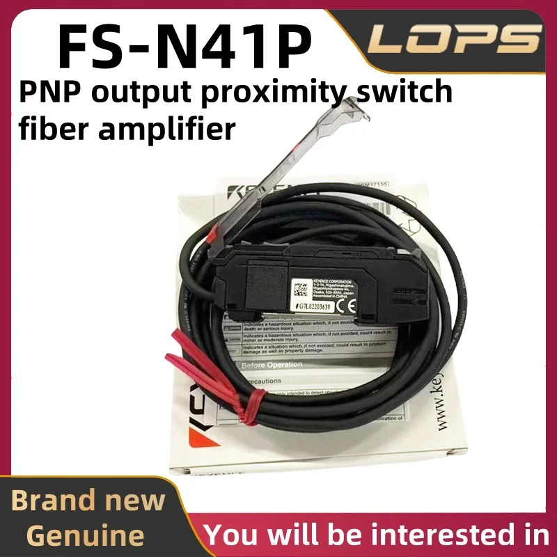 

FS-N41P New Original KEYENCE PNP output proximity switch fiber amplifier In stock, welcome to consult