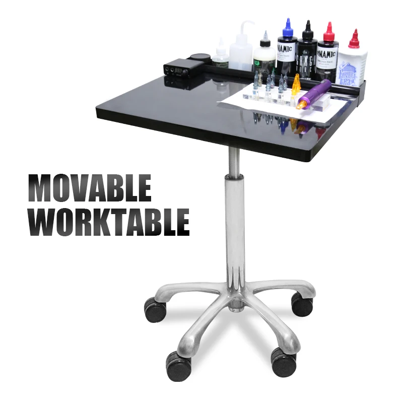 TAIDU Tattoo Tray Table Hydraulic Lifting Tattoo Desk Aluminum Alloy Tattoo Workstation GTZ 3 Tattoo Equipment