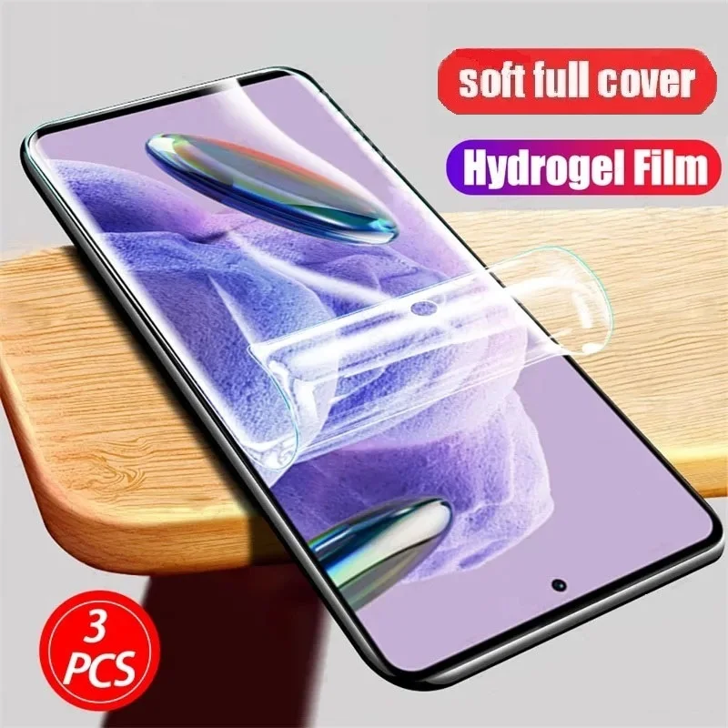 Película de hidrogel para ZTE Voyage 70 Voyage 40 Blade A53 Pro XiaoXian 50 Blade V50 Design Blade A72s Protector de pantalla, 3 uds.