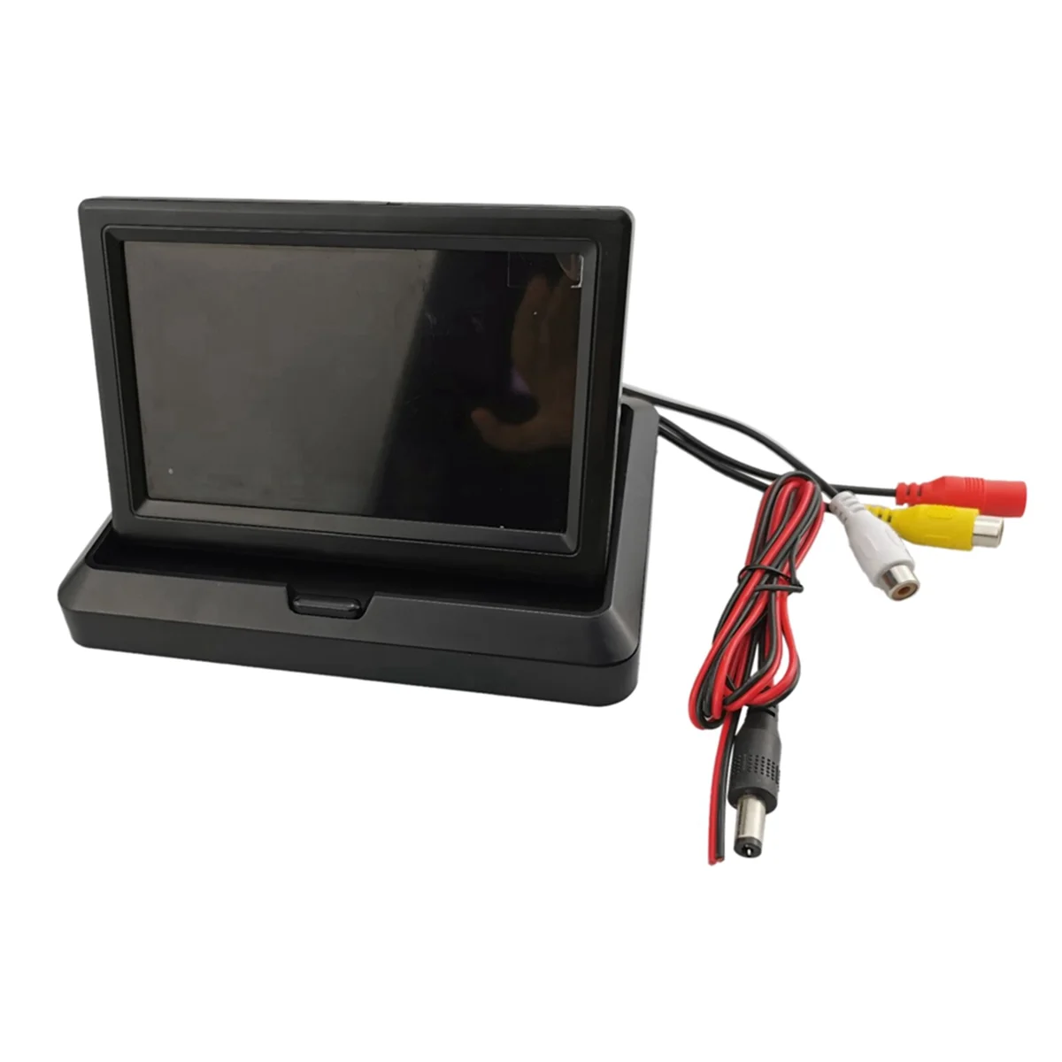 Pantalla de Monitor plegable para coche con entrada de vídeo bidireccional para cámara de visión trasera de vehículo pantalla TFT de 5 pulgadas de respaldo de estacionamiento