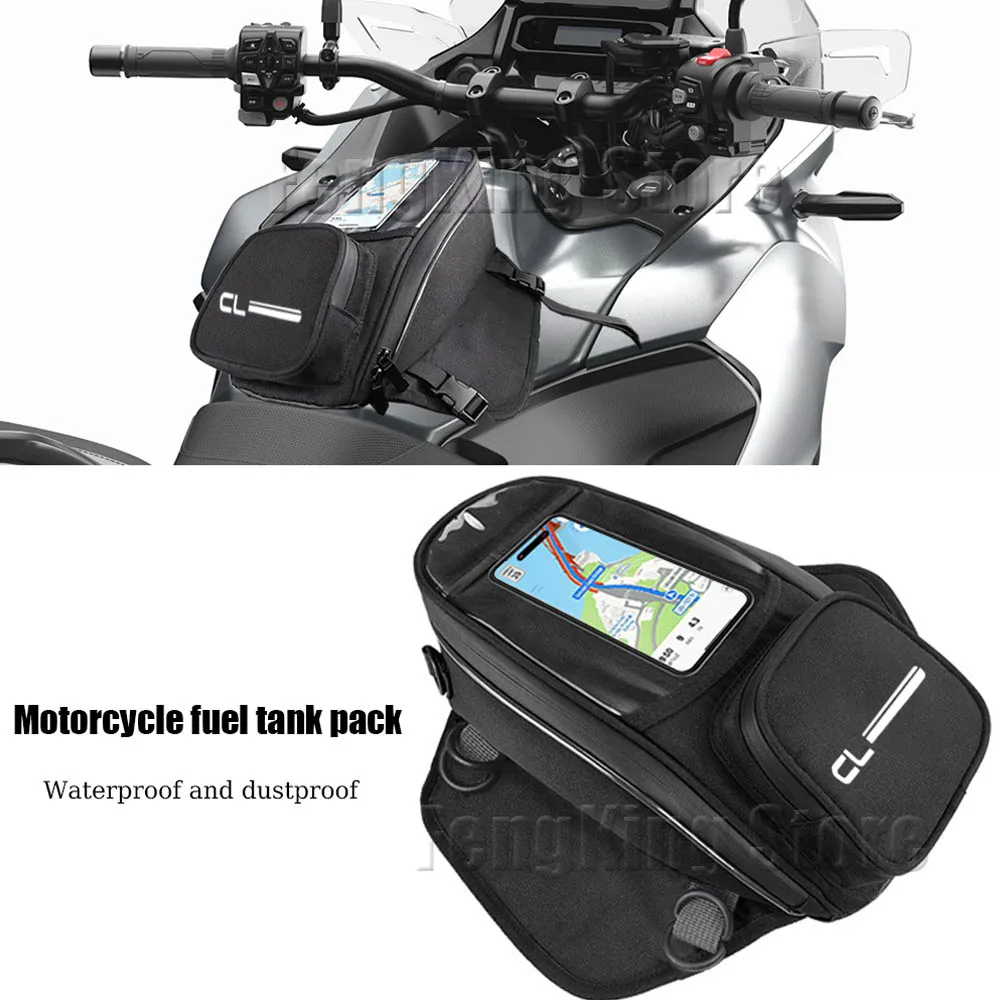 

Motorcycle fuel tank navigation bag waterproof large capacity fuel tank bag For HONDA CL250 CL300 CL500 CL 500 300 250
