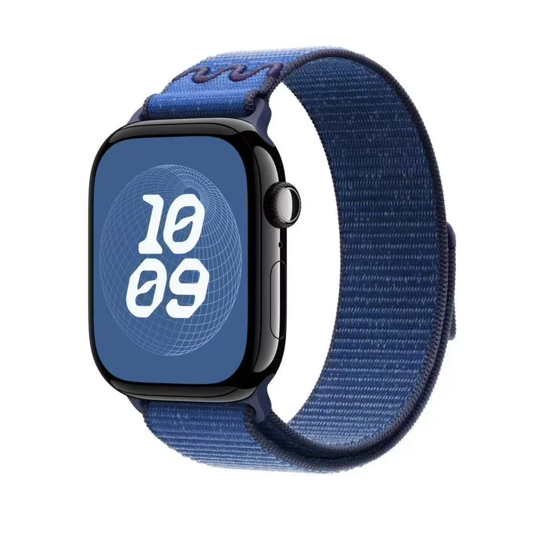 حزام رياضي من النايلون لساعة أبل 49 مللي متر لسوار حلقة iWatch 11 10 9 8 7 6 5 4 3 se Ultra 1 2 3 46 مللي متر 45 مللي متر 44 مللي متر 41 مللي متر 42 مللي متر #2