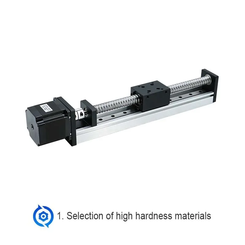 

New Linear Guide Sliding Table GX80 1204 1605 Series Manual Ball Screw Sliding Table Module Manufacturers Direct
