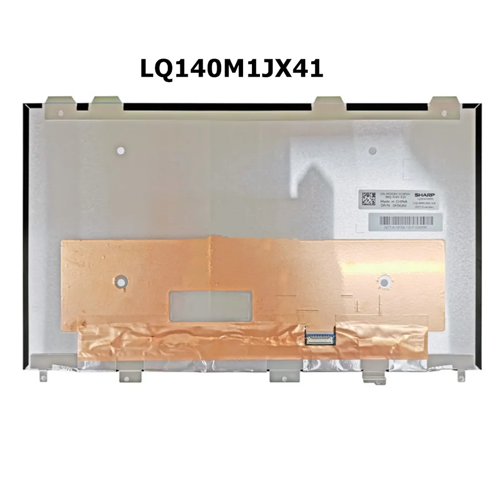 Pantalla LCD de 14 pulgadas 1080P 30 pines LQ140M1JX41 compatible con LP140WFF SPA1 para portátil Dell Inspirion 7400 7490 sin TCOUCH