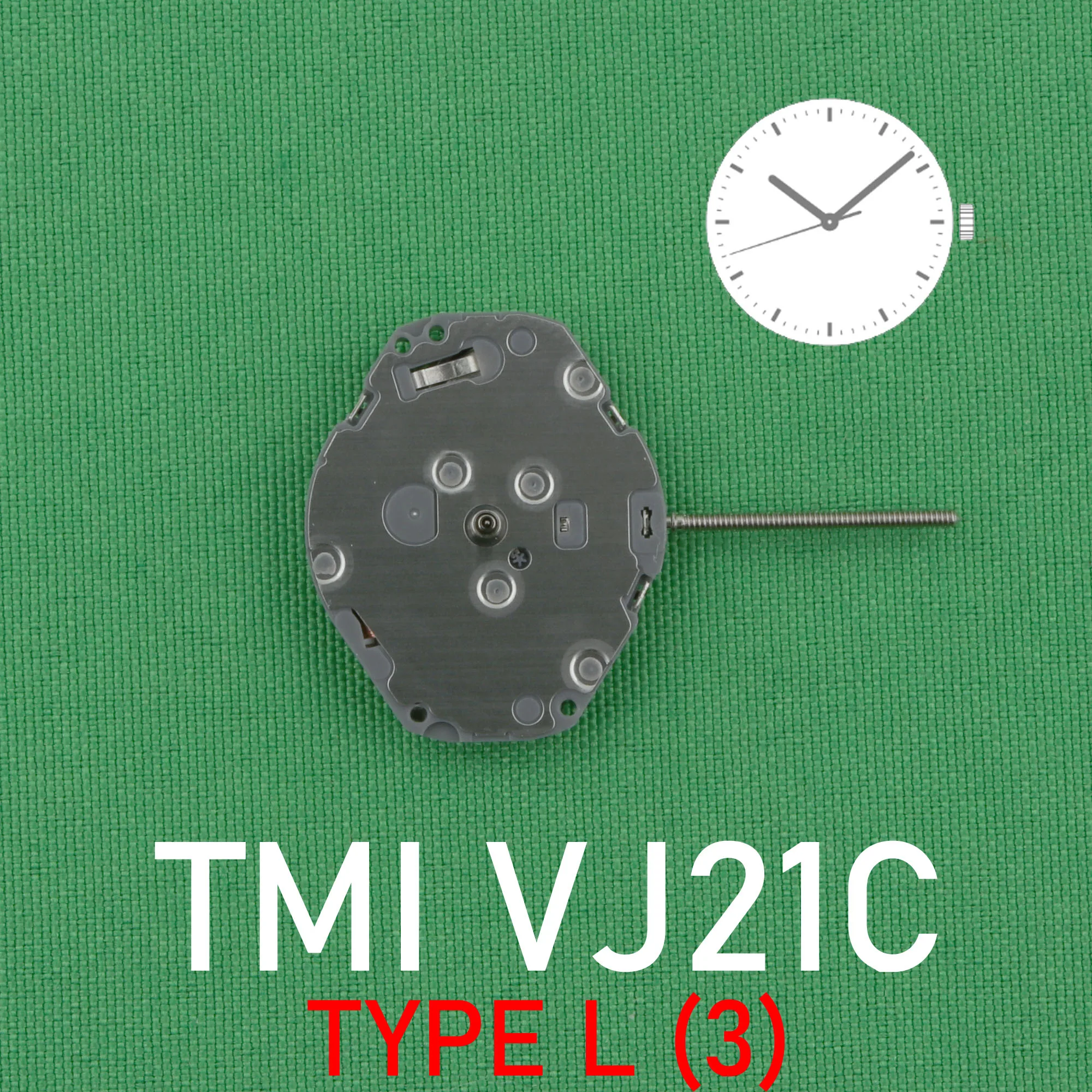 TMI VJ21c High type L NO.3 Higher pipelines movement Japan VJ21Quartz Slim / Small Movement Original TMI VJ21 movement