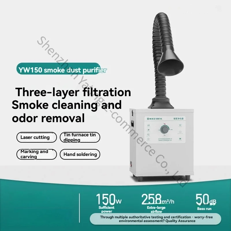 Soldering Smoke Exhaust Machine Solder Smoke Purifier Soldering Iron Smoke Filter Industrial Soldering Smoking Machine,