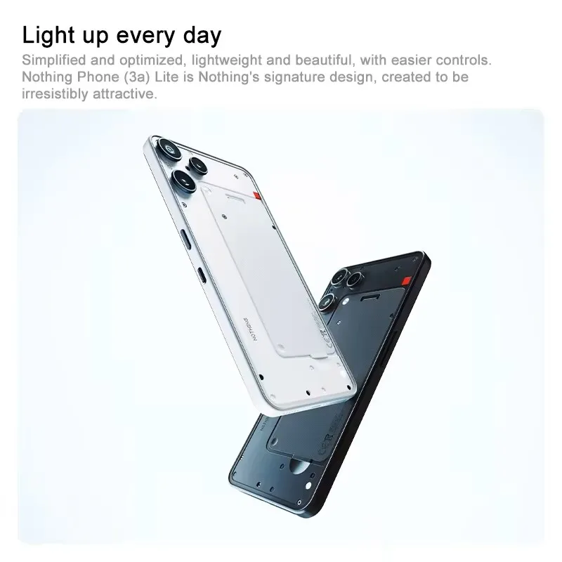 Nothing Phone (3A) Lite 50MP Camera 6.77″ AMOLED 120Hz Mediatek Dimensity 7300 Pro5G 5000mAh 5