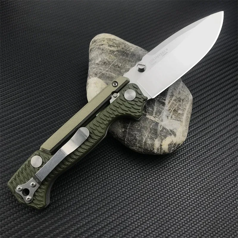 1PC Stainless Steel Folding Knife, Fruit Knife, Outdoor Camping Knife, EDC Portable Pocket Knife, High Hardness Cutting Knife