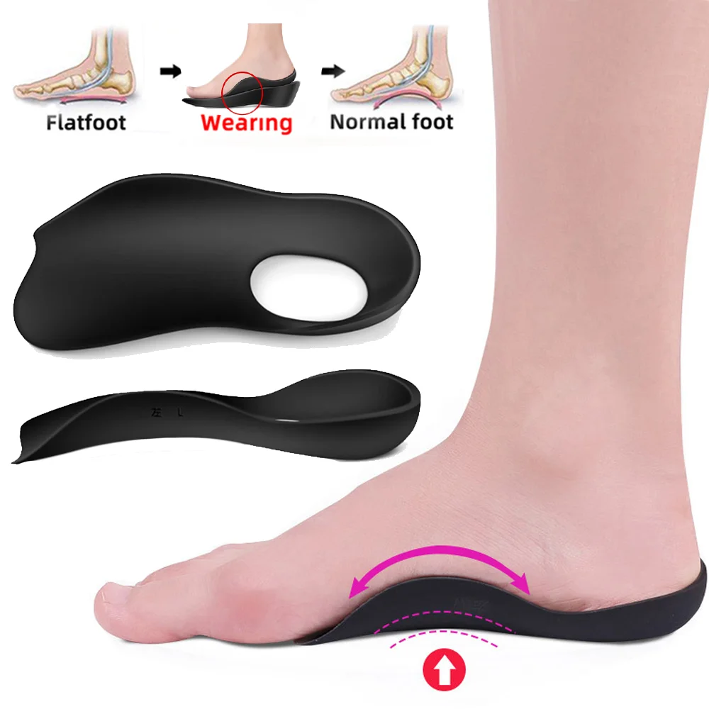 Orthotic Insoles for XO-Legs Correction Orthopedic Flat Feet Heel Pain Arch Support For Man Woman Shoe Insoles Sole Insert