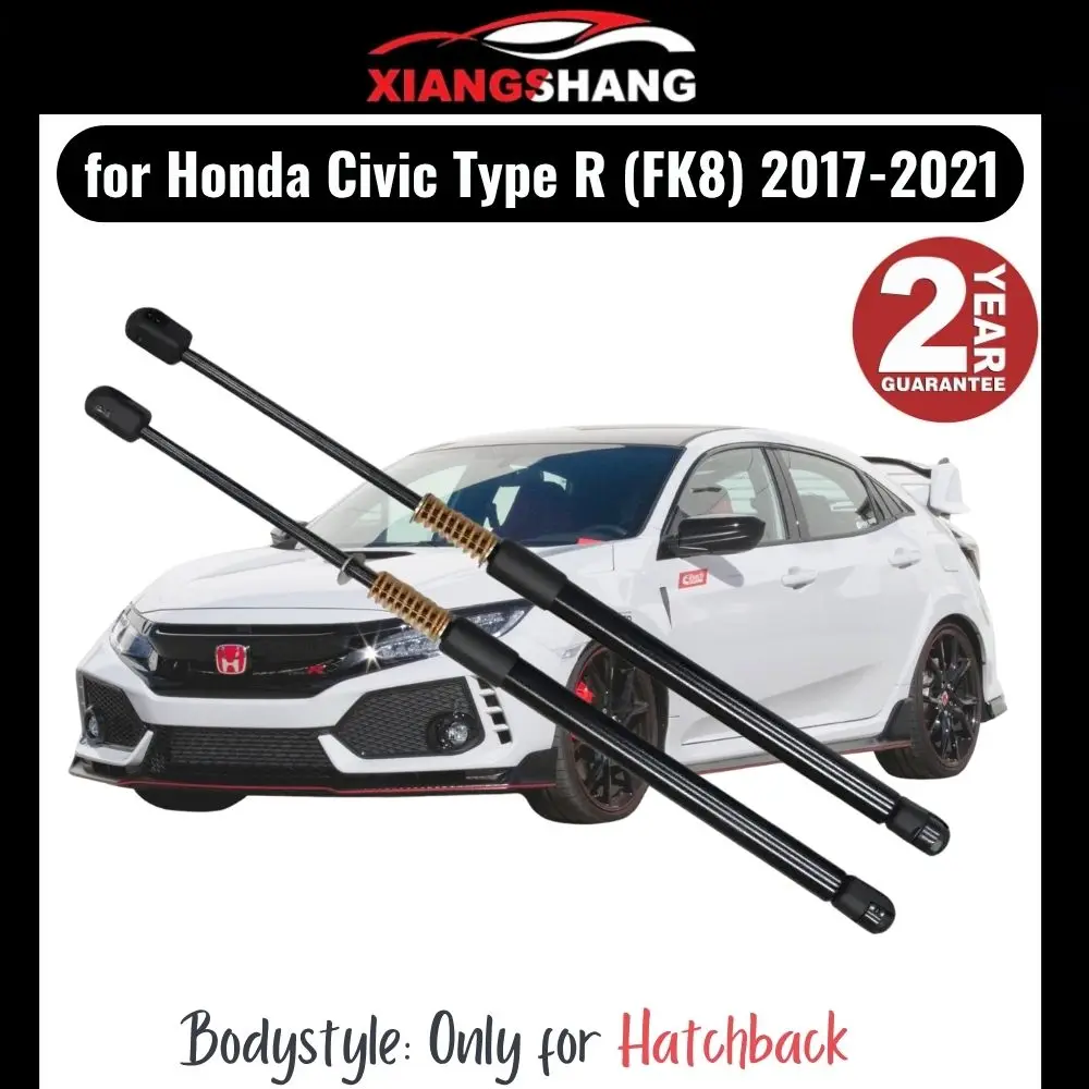 

2pcs Rear Tailgate Damper for Honda Civic Type R (FK8) 2017-2021 Hatchback WITH SPRING Trunk Boot Gas Charged Gas Struts