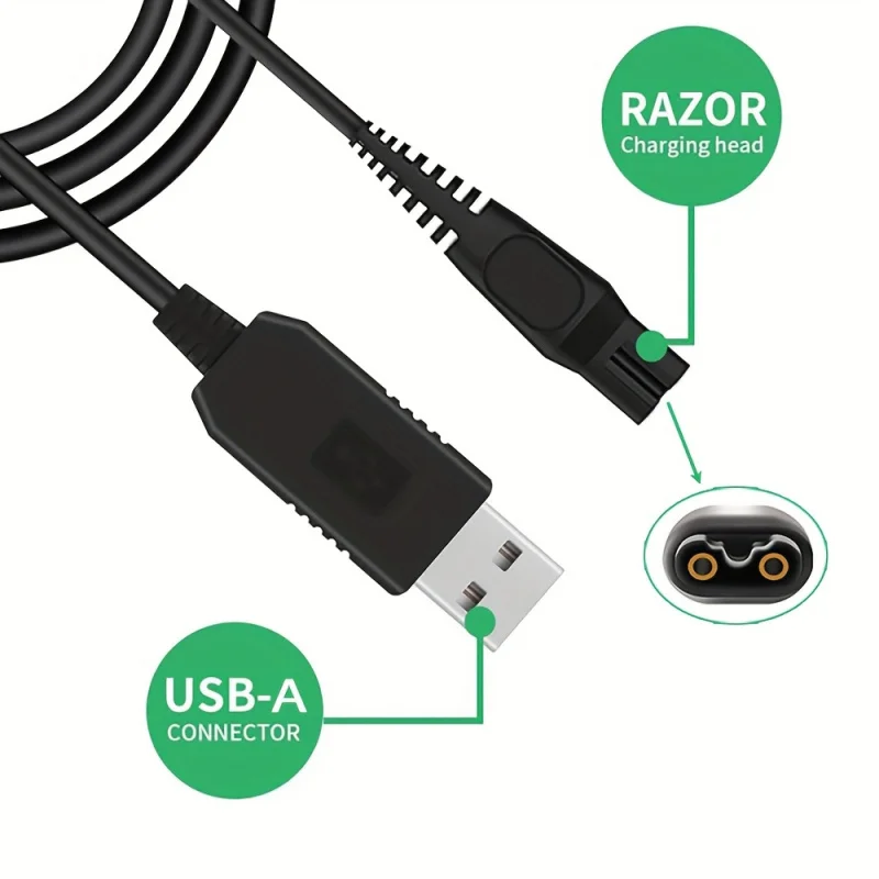 محول شحن 15 فولت لماكينات الحلاقة فيليبس نوريلكو، سلك إمداد الطاقة البديل المتوافق مع HQ8505، سلسلة 7000/5000 ماكينة تشذيب #1