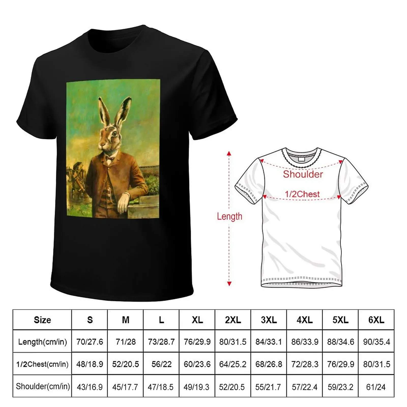 Hirsute T-Shirt summer tops plus size clothes graphic t shirt vintage t shirt men 100℅ cotton