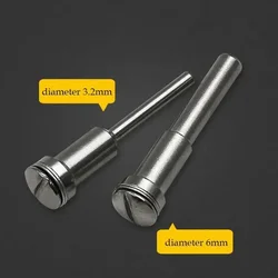 3.2/6mm Rotary Tool Cirkelzaagbladen Doorslijpschijven Doorn voor Dremel Rotary Accessoire Hoge Snelheid Stalen Verlengstuk giet