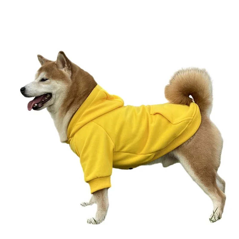 winter dog hoodie coat corgi Shiba Inu Border Collie samoyed husky Labrador Golden Retriever clothing big large pet dog costume