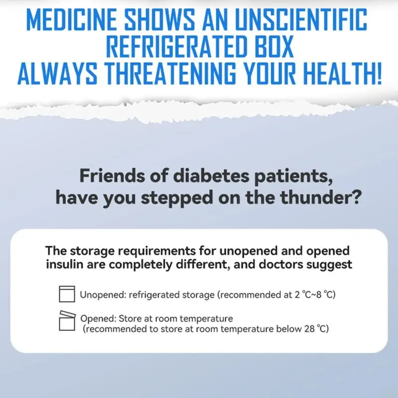 U0DE الأنسولين بارد مربع كهربائي صغير الطب الثلاجة ترموستات كهربائية ذكية