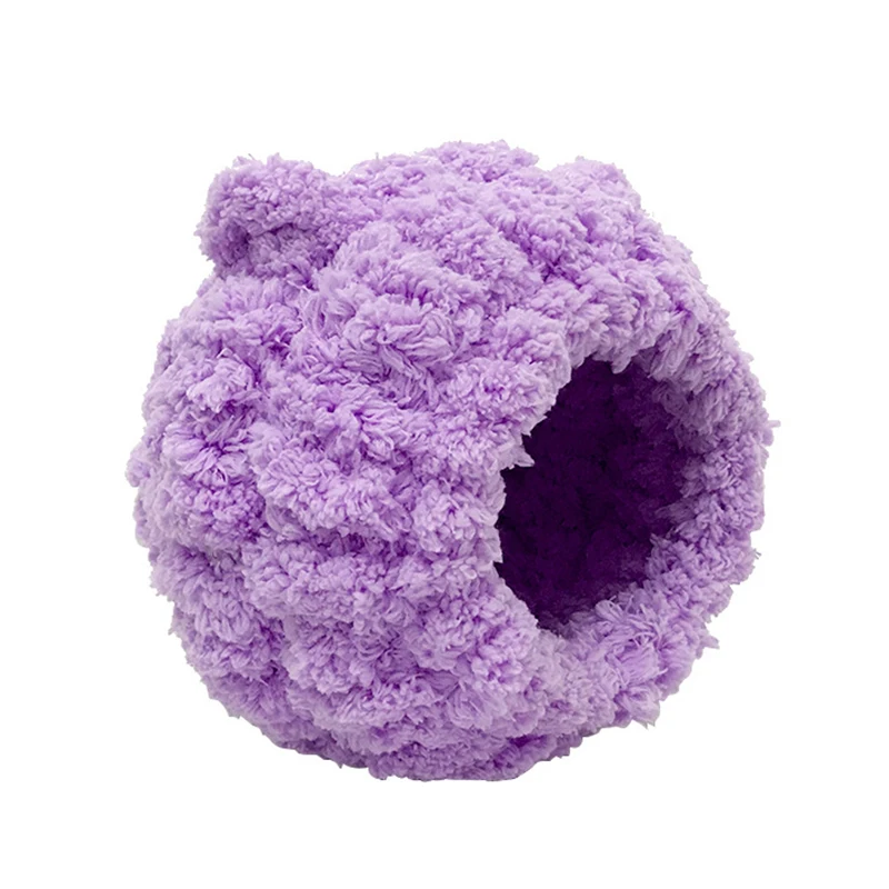 【F】Birds Nest For Cage Parakeet Nest Winter Parrot House Coral Velvet Hideaway Hut For Bird Nesting Thickened Warm Bird Nest view 5