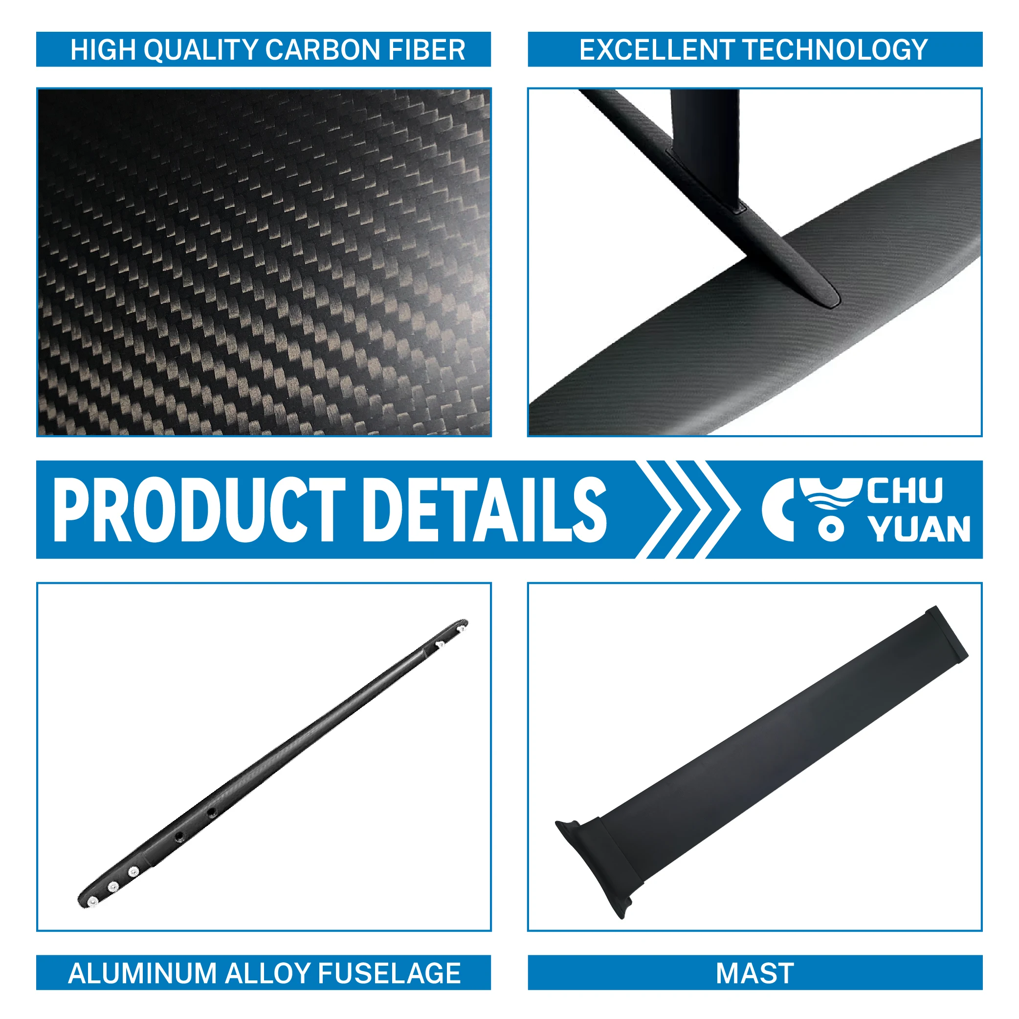 مجموعة أجنحة هيدروفويل من أليا - مراجعة Hydrofoil Wing Set Carbon Fiber وسعره