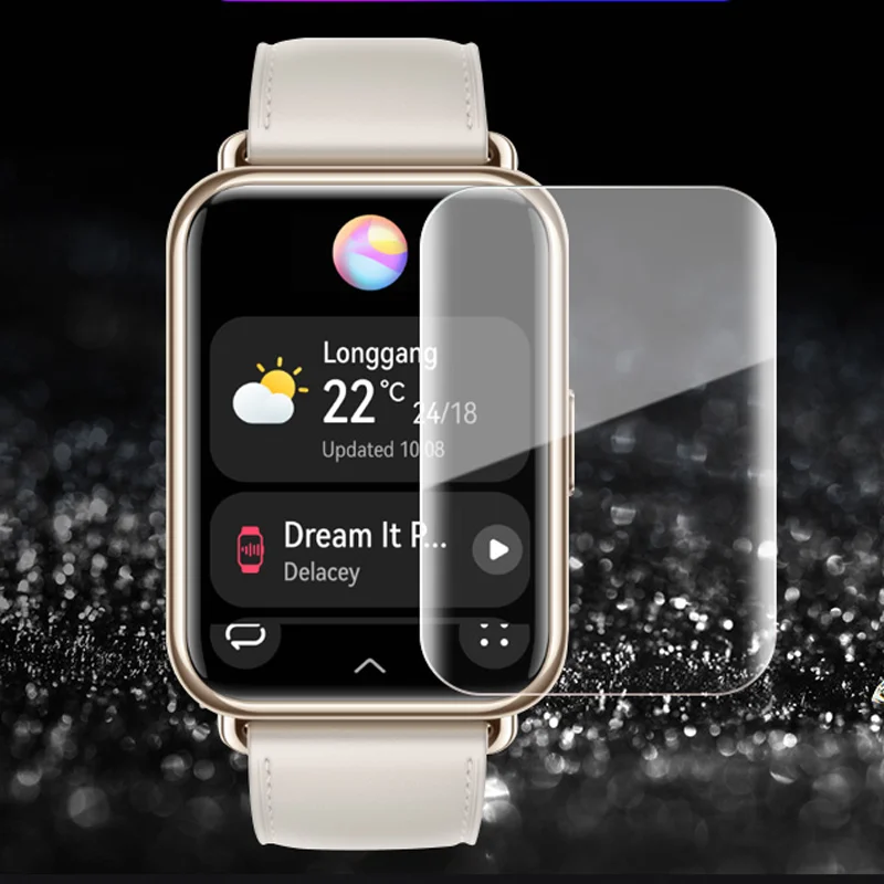 Película protectora de TPU suave para Huawei Watch Fit 2/New/Mini Honor ES, funda protectora de pantalla Fit2 Classic/Active/Elegant Band, 5 uds.