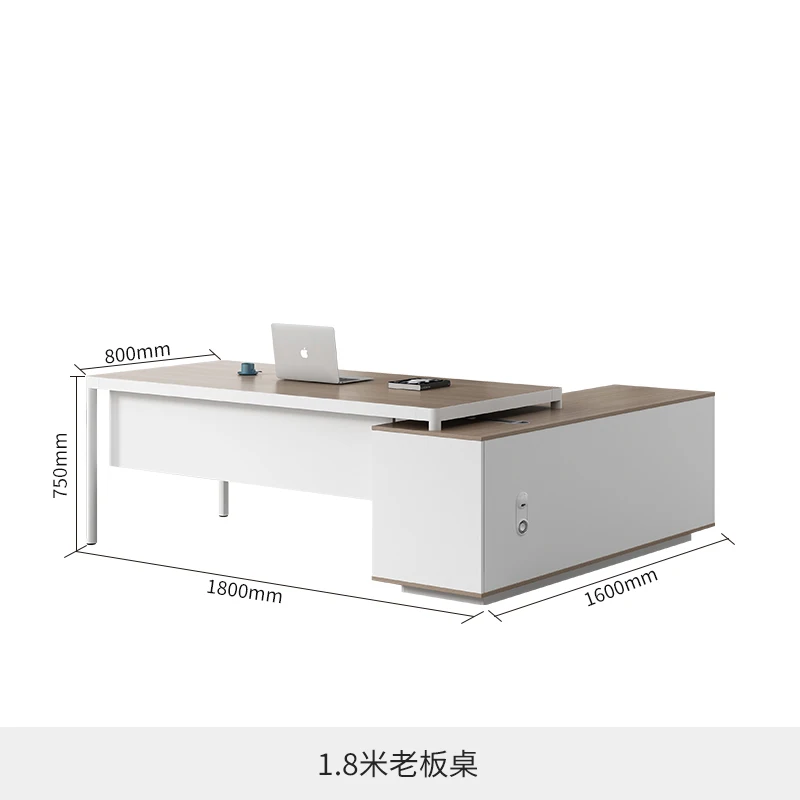 For Modern Simple Large Supervisor Manager Office Table Executive Workstation Durable Furniture for Home Office