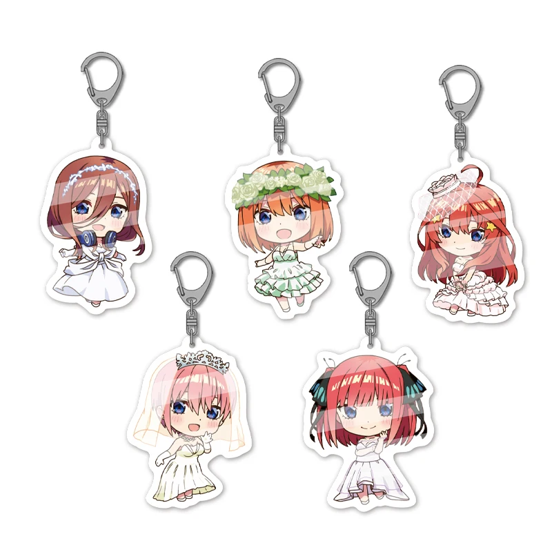 Japanese Anime Manga Characters Kawaii Acrylic Key Chain Keyring Strap Figure Hanging Accessories Keychain For Cosplayer Gifts - view 6