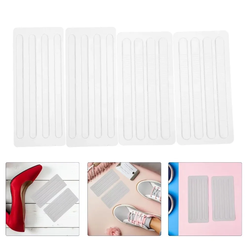 

4pcs New Silicone Heels Cushion Strap Anti Chafing Comfortable Heel Pad Soft Invisible Shoe Insoles High Heels