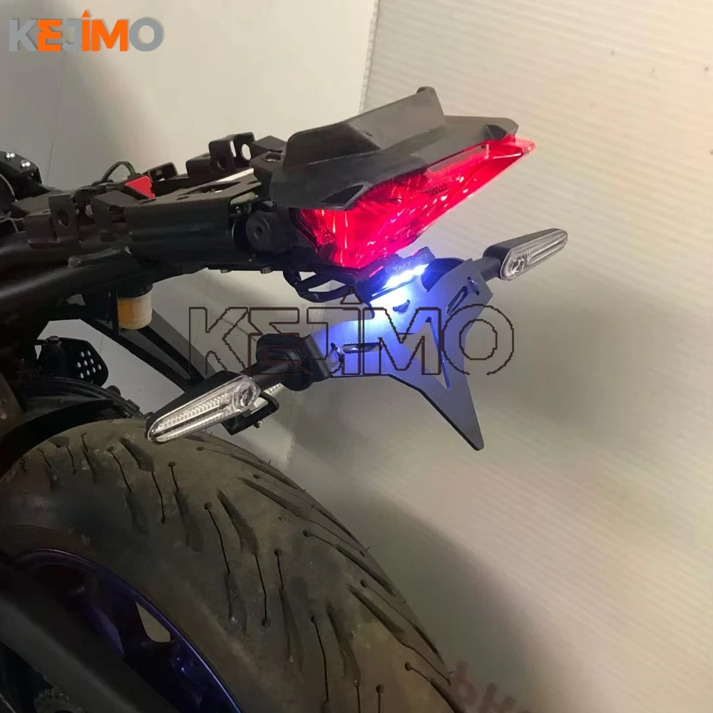 

Motorcycle License Plate Holder Tail Light Bracket Tidy Fender Eliminator MT 07 FOR YAMAHA MT07 MT-07 Y-AMT mt07 2025 2026 2027