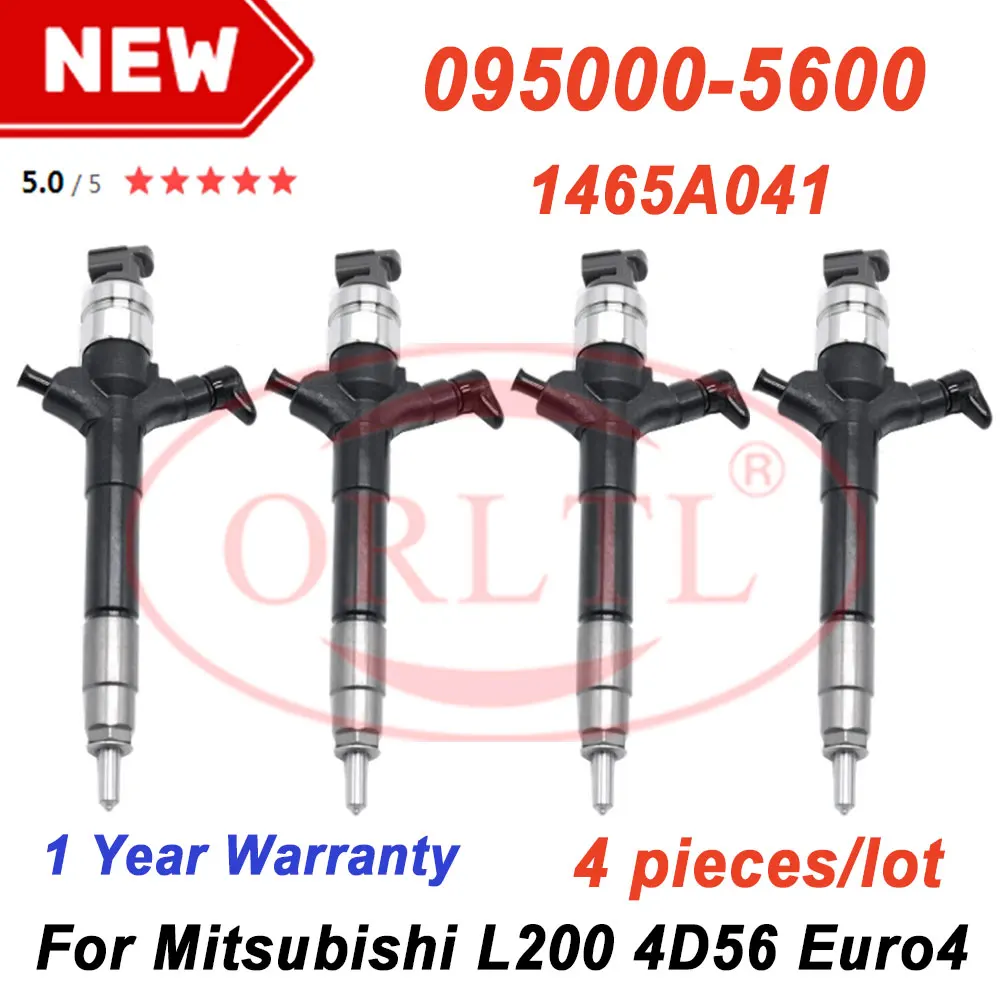 

ORLTL New 1465A041 Nozzle 095000-5600 0950005600 Common Rail Engine Injection for Mitsubishi L200 4D56 Euro4 4 Pieces/Lot