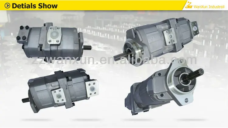 factory manufacturing gear pump 705-51-20290 for komatsu WA250 wheel loader part with good quality