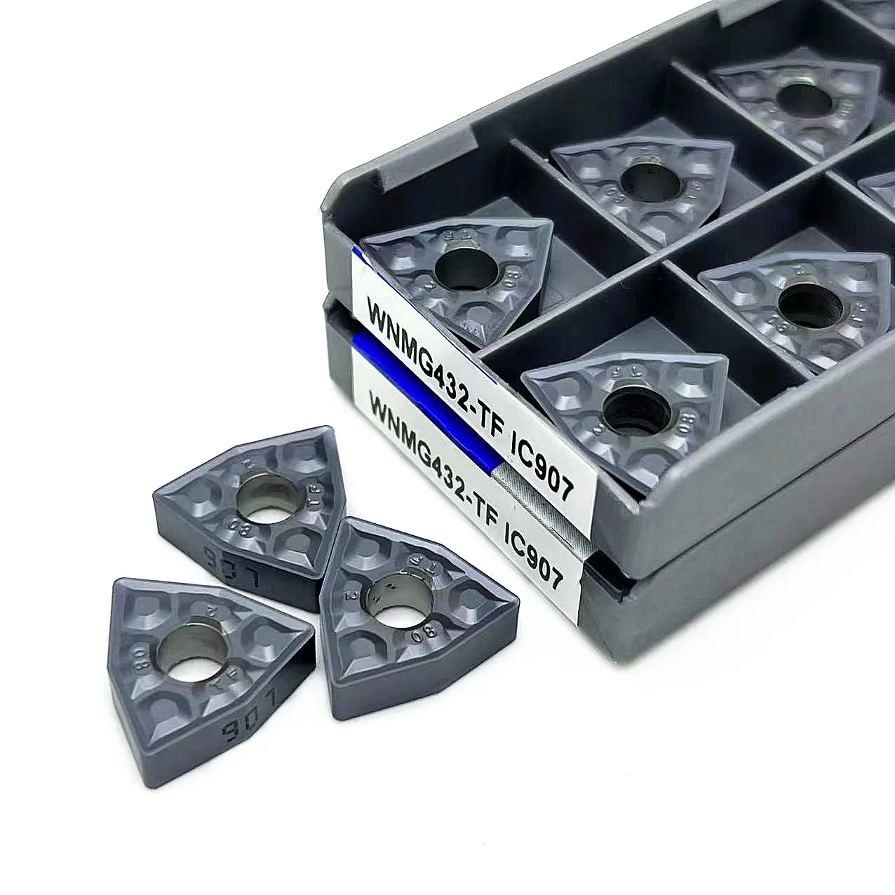 WNMG080408 TF IC907 IC908 WNMG080404 TF IC907 IC908คาร์ไบด์แทรกเครื่องมือกลึงภายนอกแทรกแทรก WNMG080404 WNMG080408
