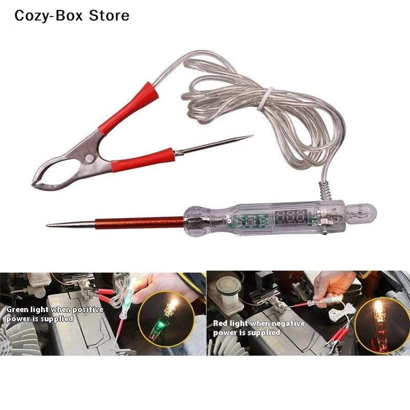 [ZY]6V-36V Electrical Voltage Tester Pen Probe Lamp Dual-color LED Light Auto Car Light Circuit Tester Auto Circuit Repair Tools view 2
