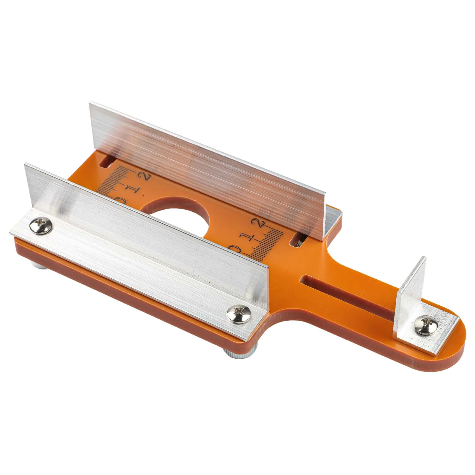Crafting Activities Slotting Locator Tool Edge Trimmer Adjustable Router Base For Carpentry Aluminum Alloy Construction