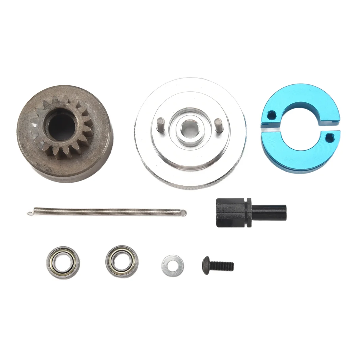 RC 14T Clutch Bell + Shoes with Spring +Flywheel Assembly Kit Set for Redcat Volcano S30 SH-18 VX-18 Nitro Engine Parts