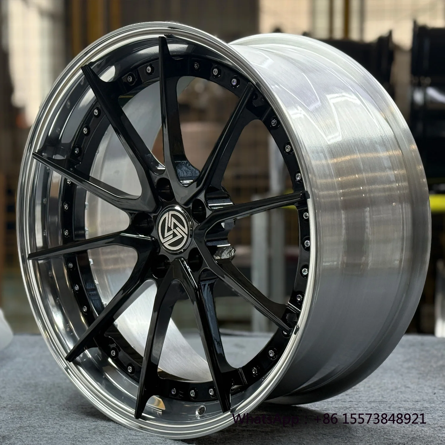 

2-Piece Deep Dish Concave Alloy Wheels Car Rim Custom Forged Racing Car Wheel 5x114.3 5x120 5x112 Wheels 18-23 Inch Rim