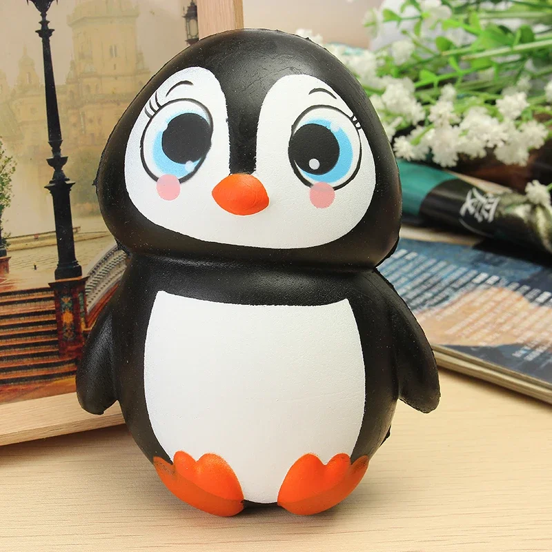 Reduce Pressure Finger Squishy Toy Penguin Figure Adult Decompression Toys Relieves Stress Anxiety Toy Slow Rebound Gag Toys