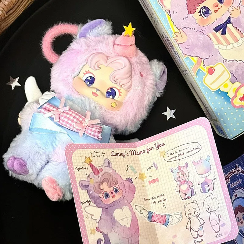 

Милые SIMONTOYS Puffynose Friends Memo Series, плюшевая кукла, слепая коробка, милый модный игровой орнамент, загадочная коробка, игрушка-сюрприз в подарок