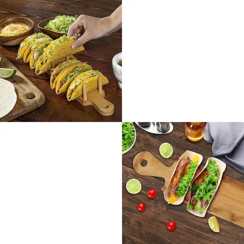 

Mexico Restaurant Tacos Cake Rack Tacos Holder Pizza Display Stand for Food L5BE