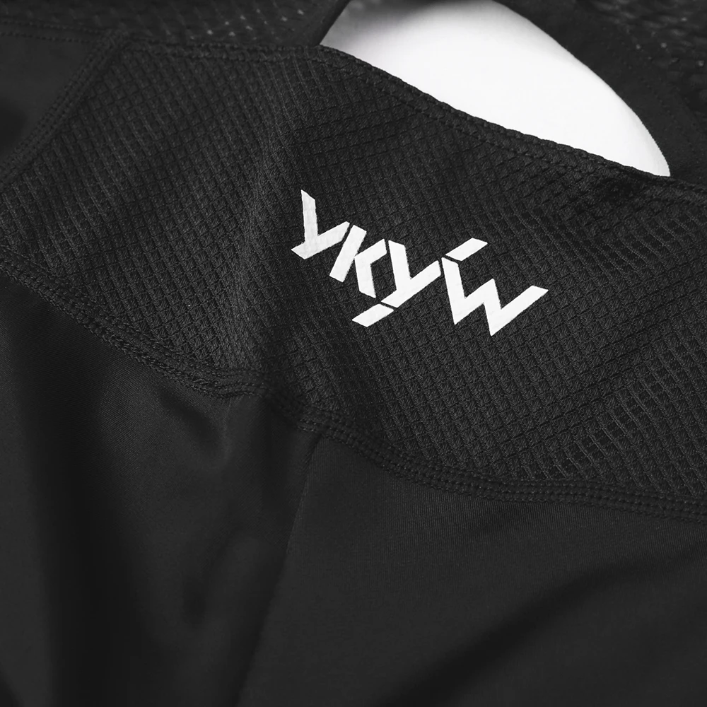 YKYWBIKE Men's Cycling Bib Tights Road Bike Long Bib Pants MTB Pro Spring Ride Tight Trousers Breathable Bicycle Bibs Long