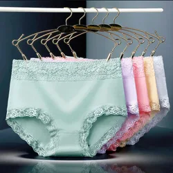 Cotton women's underwear Lace breathable elastic comfortable Briefs Ladies Lingerie soft panties