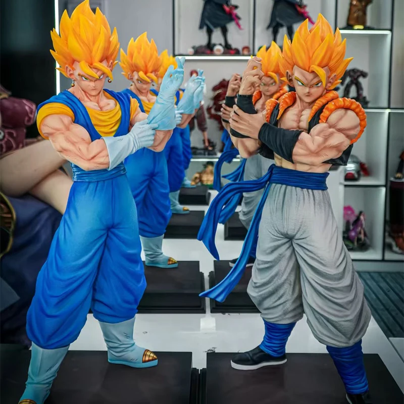

Статуя Jt Gogeta Vegetto Фигурка Dragon Ball Jt Vegetto Gogeta Статуя с основанием Super Saiyan Фигурки Коллекция Модель игрушки