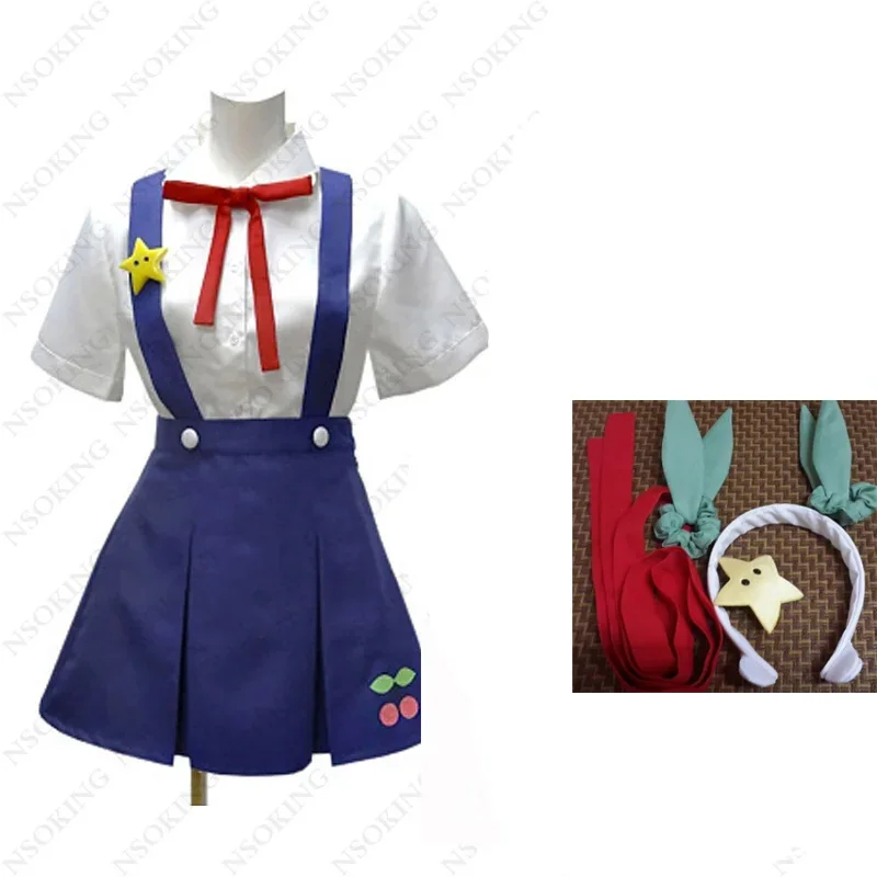 Anime  Hachikuji Mayoi Dress Cosplay Costume Customized