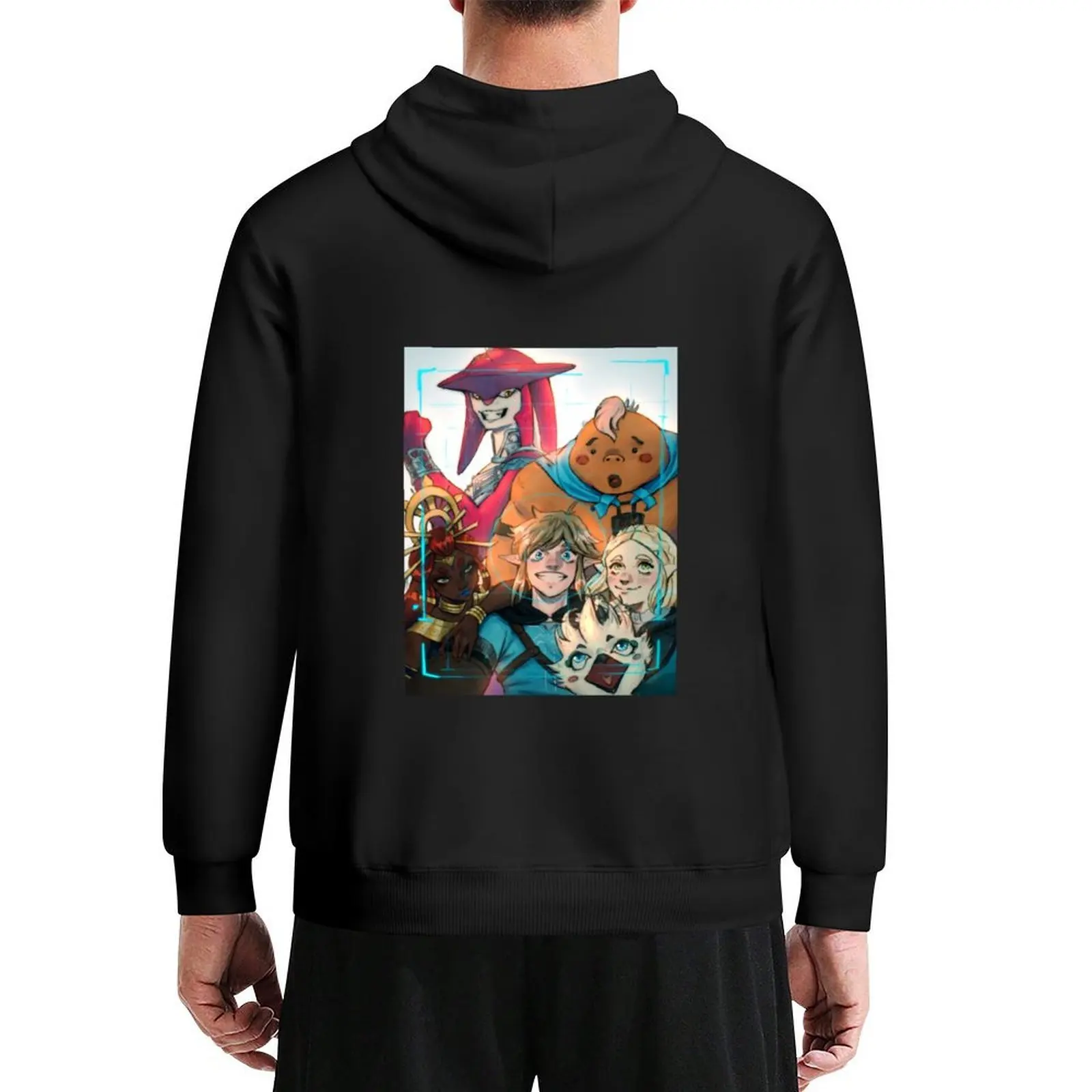 

totk champions Hoodie korean autumn clothes anime clothes graphic t shirts men men's winter sweater hoodie man