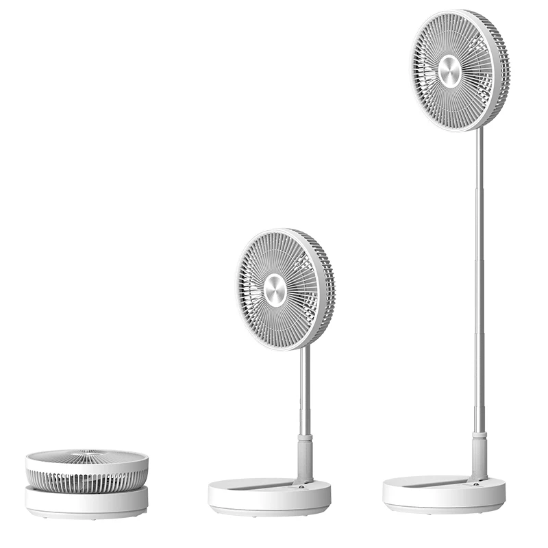 P21 Portable USB Rechargeable Fan Low Noise Foldable And Retractable Storage For Office Home Dorm Car RV