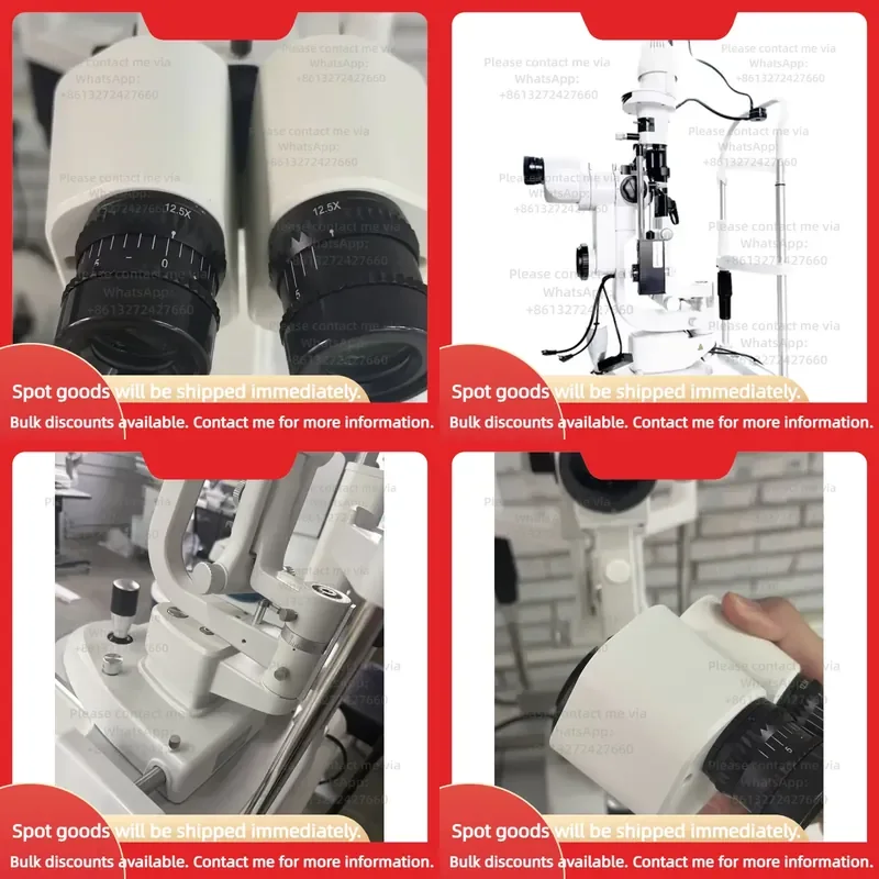 Optical Ophthalmic Disease Examination Instruments Five-steps Magnification SL-520C Built-In Camera Digital Slit Lamp
