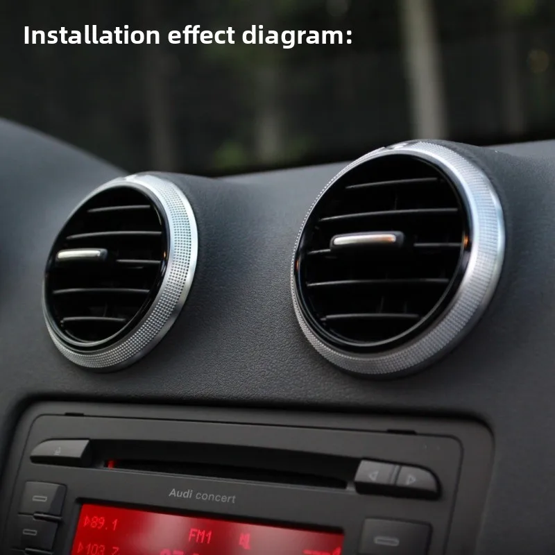 8P0820901 8P0820901C Front Dash Dashboard Air Vent AC Heizung Grille Diffusor Center Panel für Audi A3 S3 2006-2012 Automotive – Detail 2